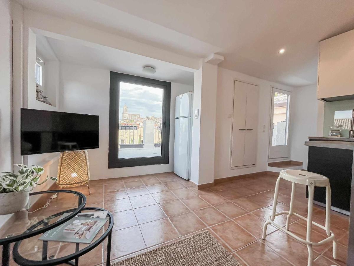 Romantic Duplex With Terrace And Great Views 赫罗纳 外观 照片